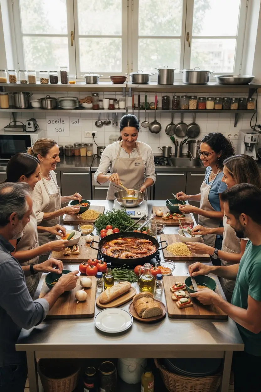 Observaciones sobre hábitos alimentarios y porciones en España.